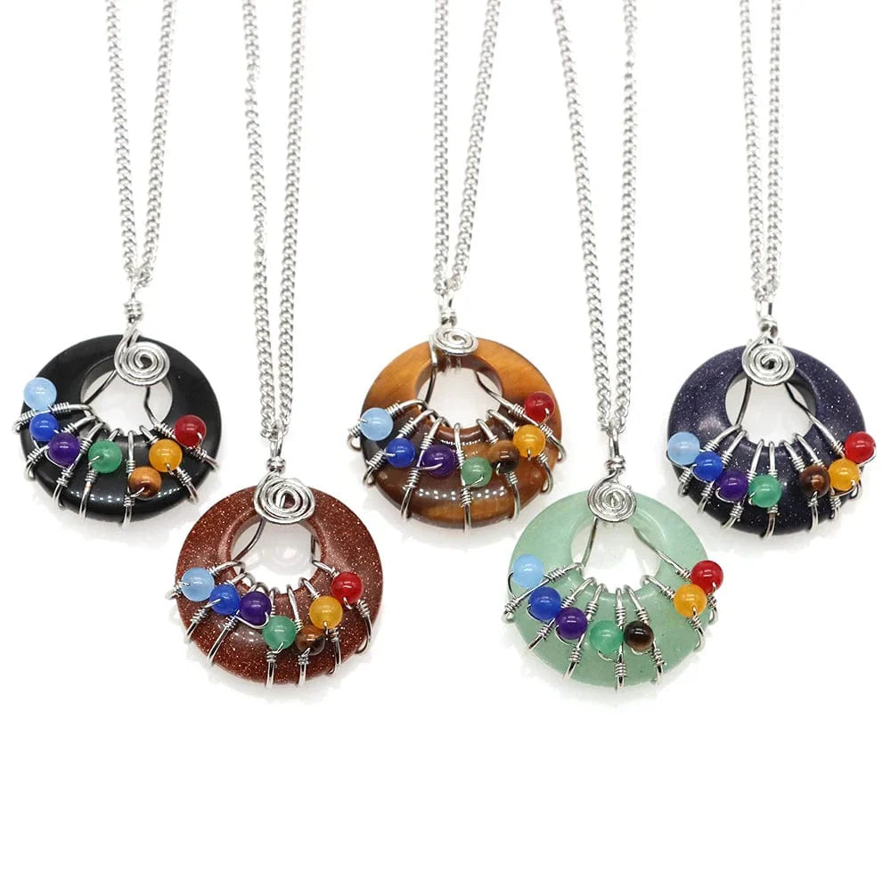7 Chakra Pendant Necklace