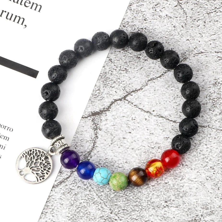 7 Chakra Stone Bracelet