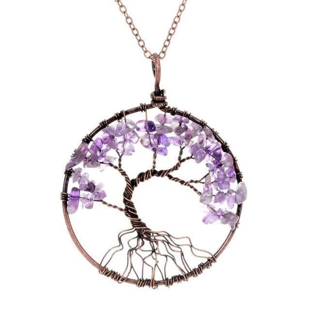 7 Chakra Tree of Life Necklace