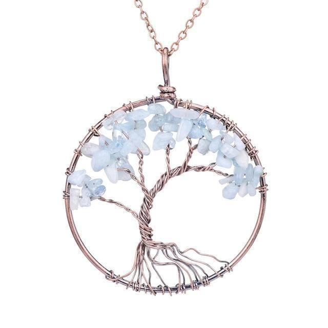7 Chakra Tree of Life Necklace