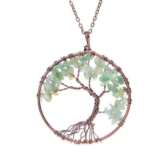7 Chakra Tree of Life Necklace