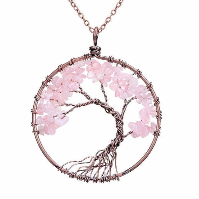 7 Chakra Tree of Life Necklace