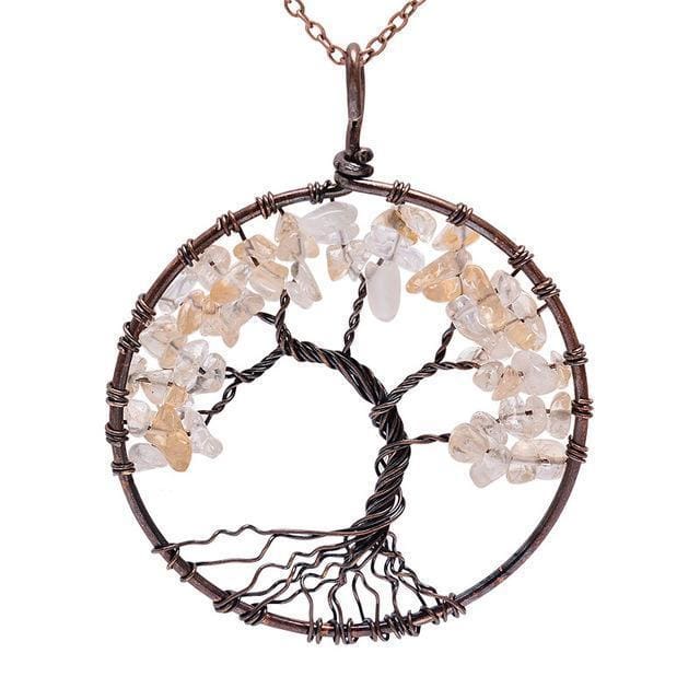 7 Chakra Tree of Life Necklace