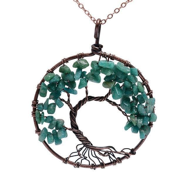 7 Chakra Tree of Life Necklace