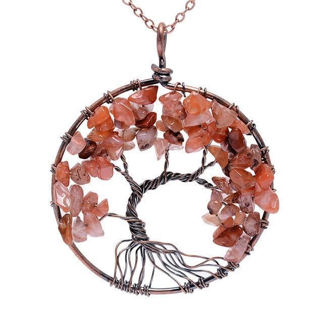7 Chakra Tree of Life Necklace