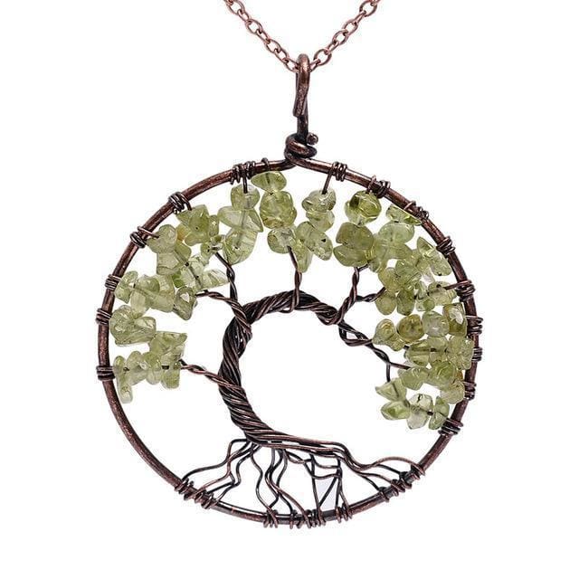 7 Chakra Tree of Life Necklace