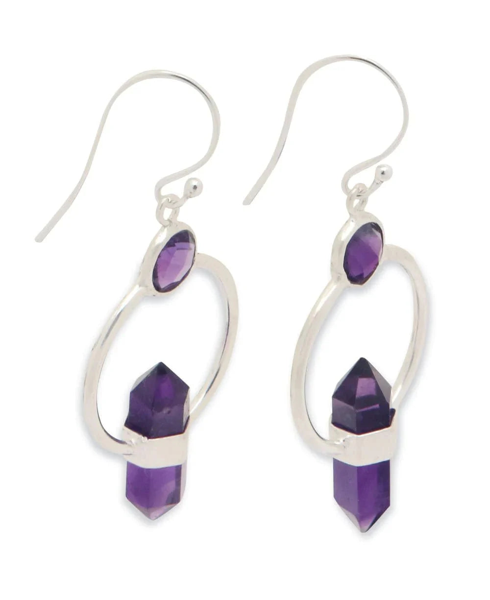 Amethyst Gemstone Earrings