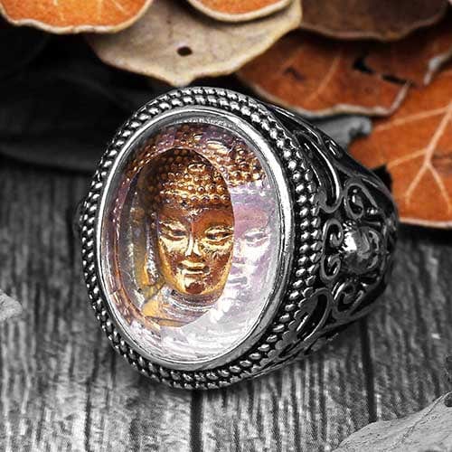 Big Buddha Head Ring
