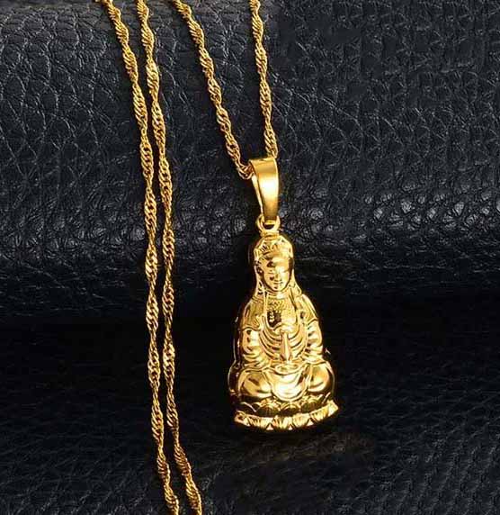 Buddha Gold Pendant