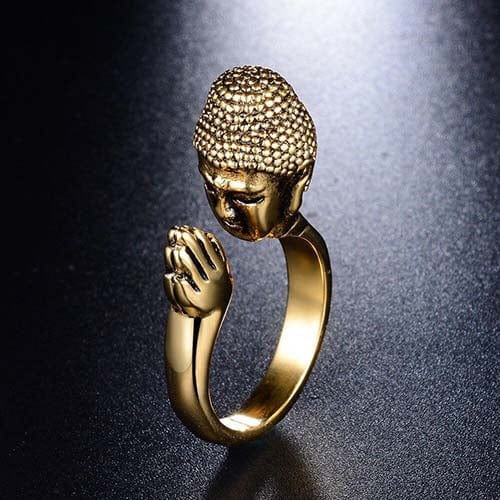 Buddha Gold Ring