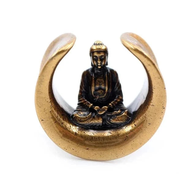 Buddha Semicircle Earrings