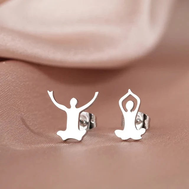 Buddha Stud Earring
