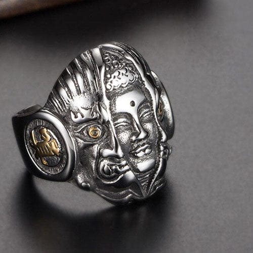 Buddhist Mantra Ring
