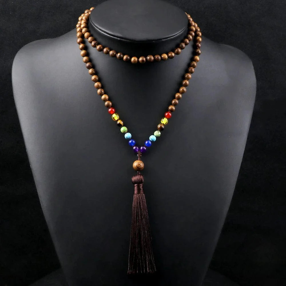 Chakra Beaded Necklace