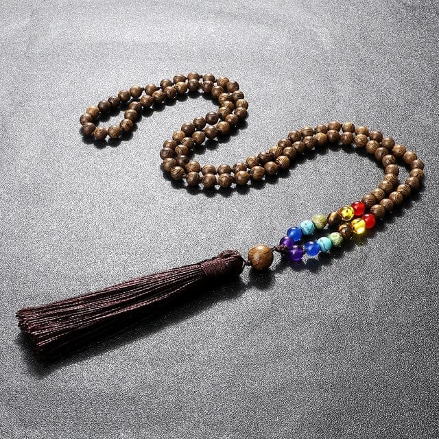Chakra Beaded Necklace