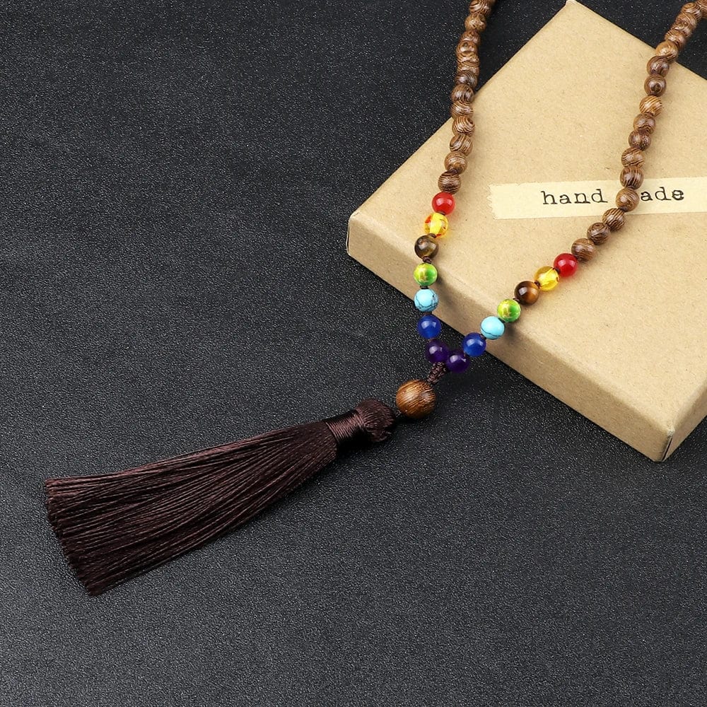 Chakra Beaded Necklace