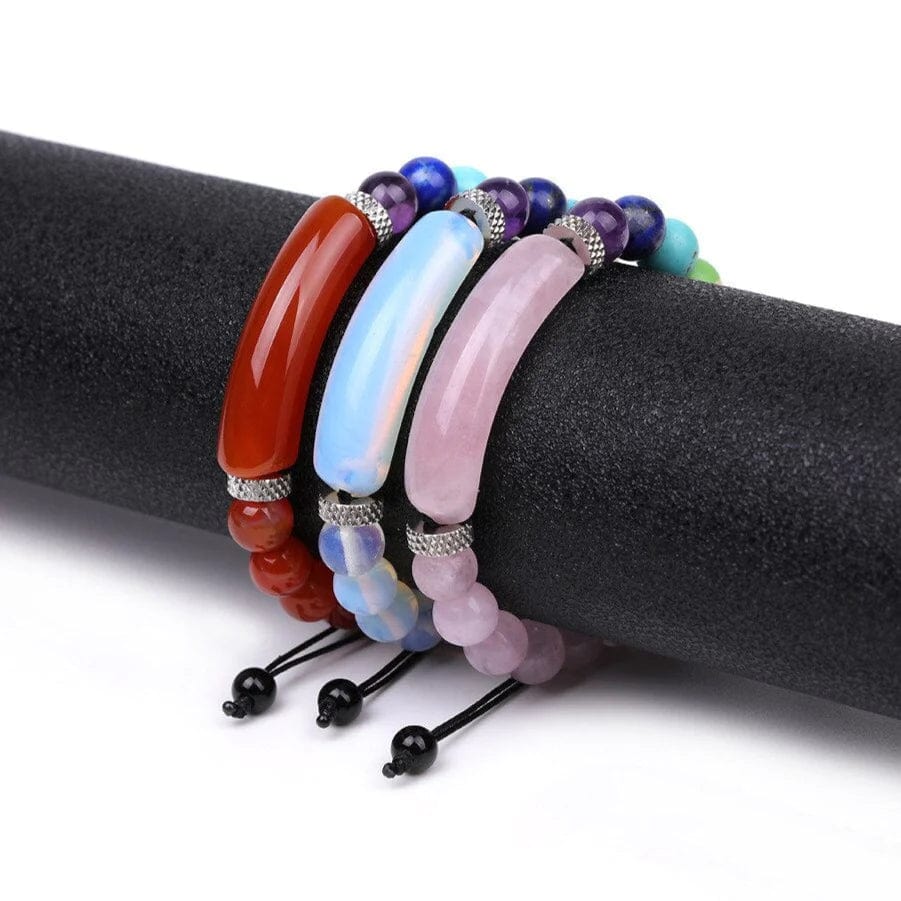Chakra Bracelets with Real Stones