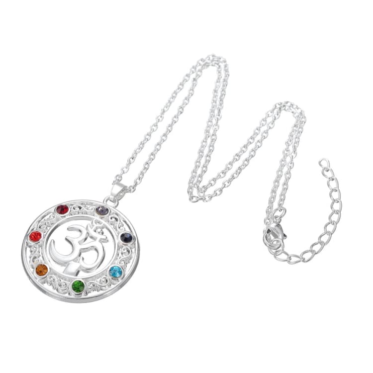 Chakra Necklace Silver