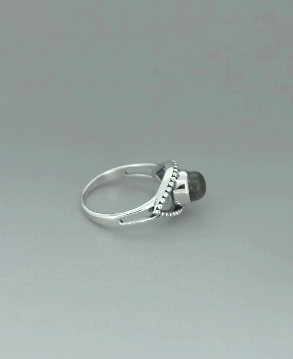 Evil Eye Sterling Silver Ring