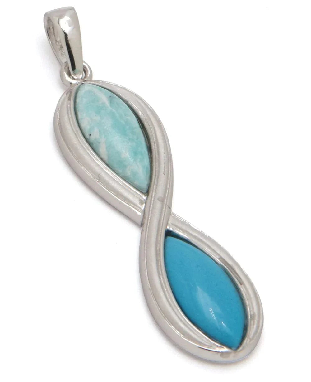 Gemstone Infinity Pendant
