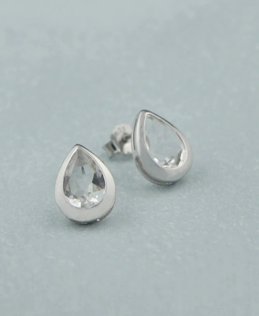 Gemstone Stud Earrings
