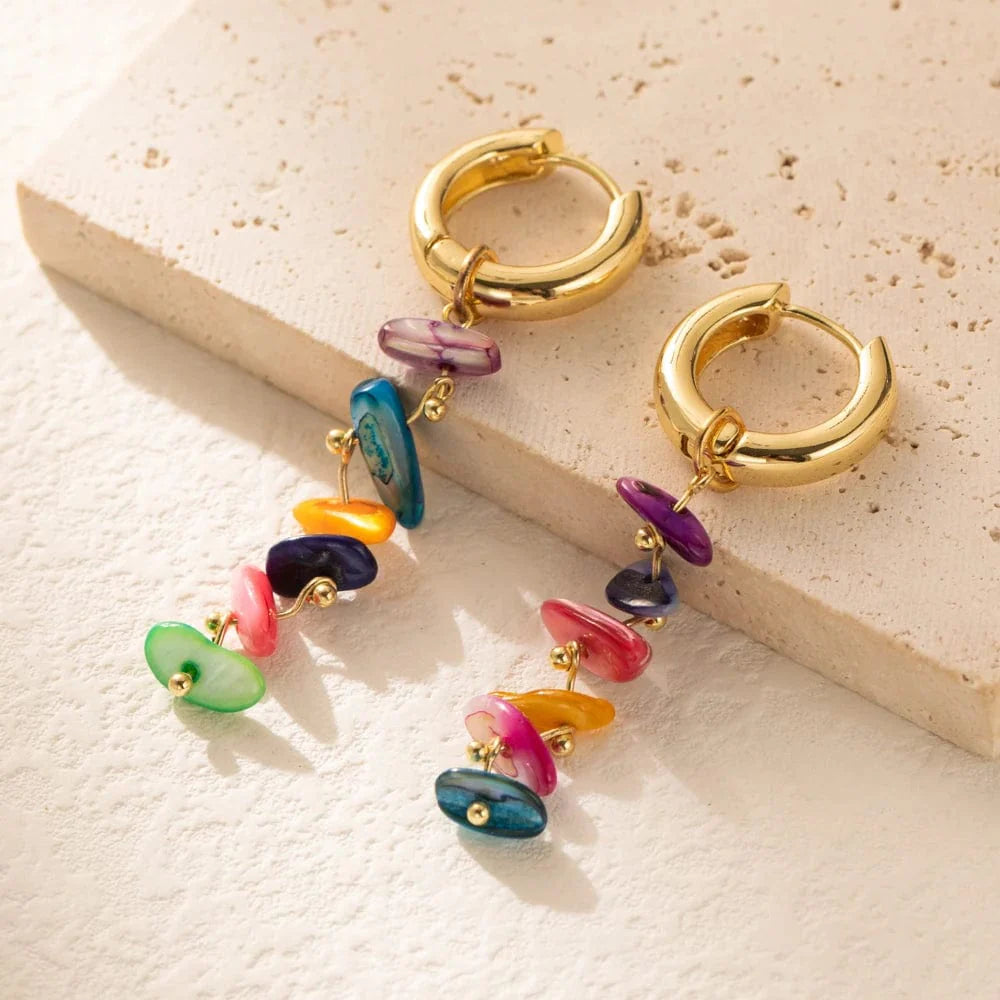 Gold Chakra Earrings