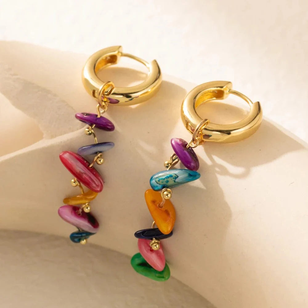 Gold Chakra Earrings
