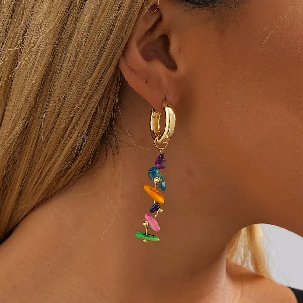 Gold Chakra Earrings