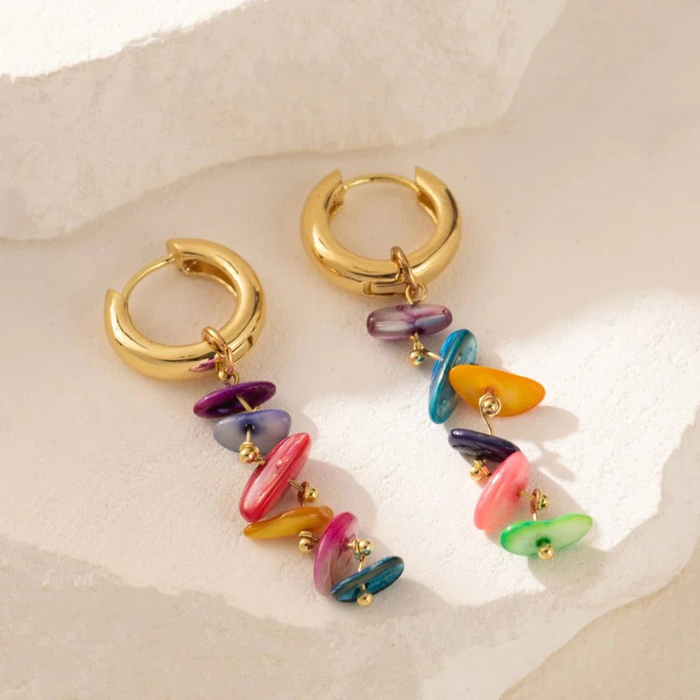 Gold Chakra Earrings