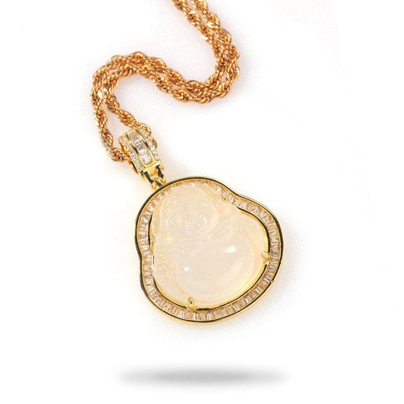 Gold Laughing Buddha Pendant
