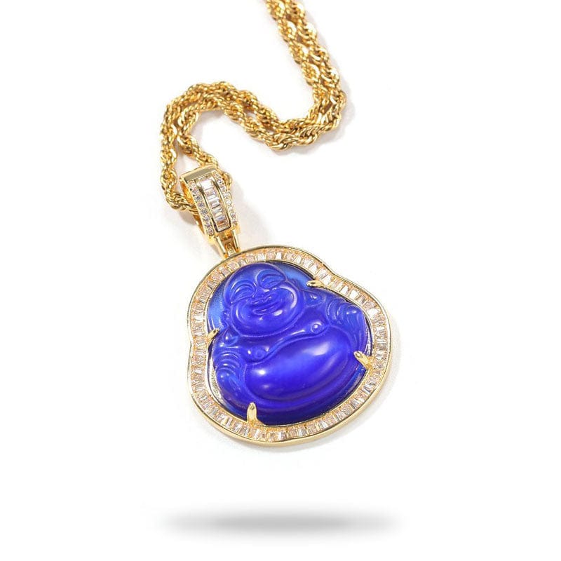 Gold Laughing Buddha Pendant