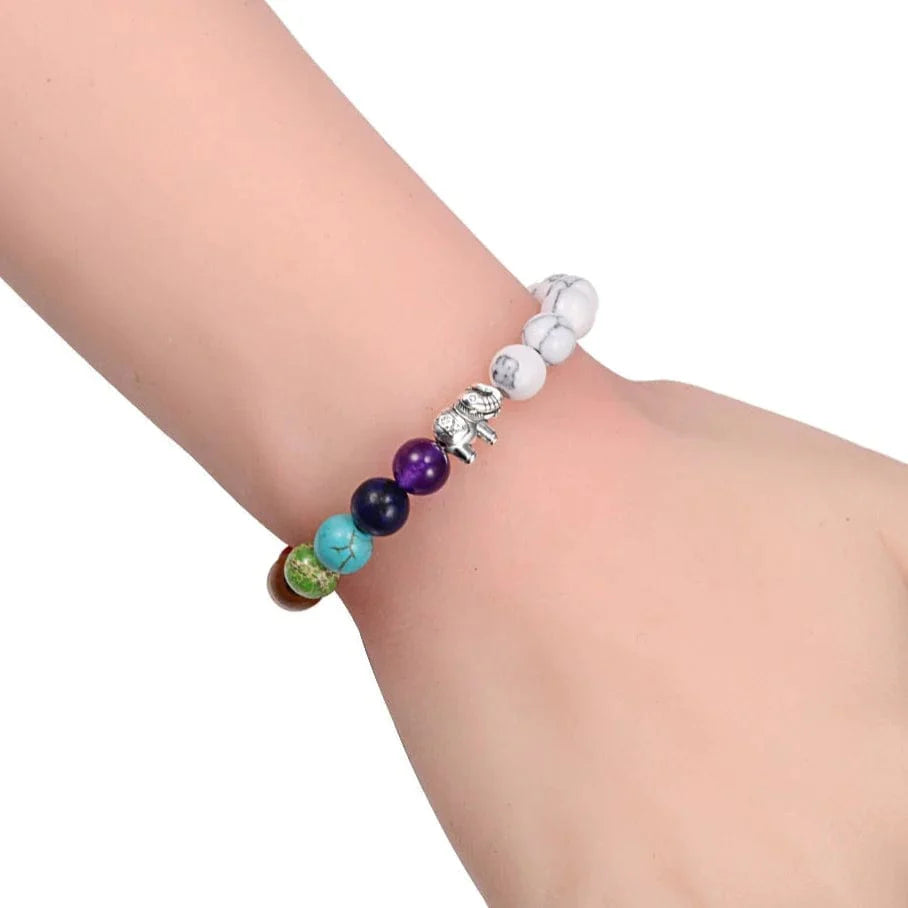 Howlite Chakra Bracelet