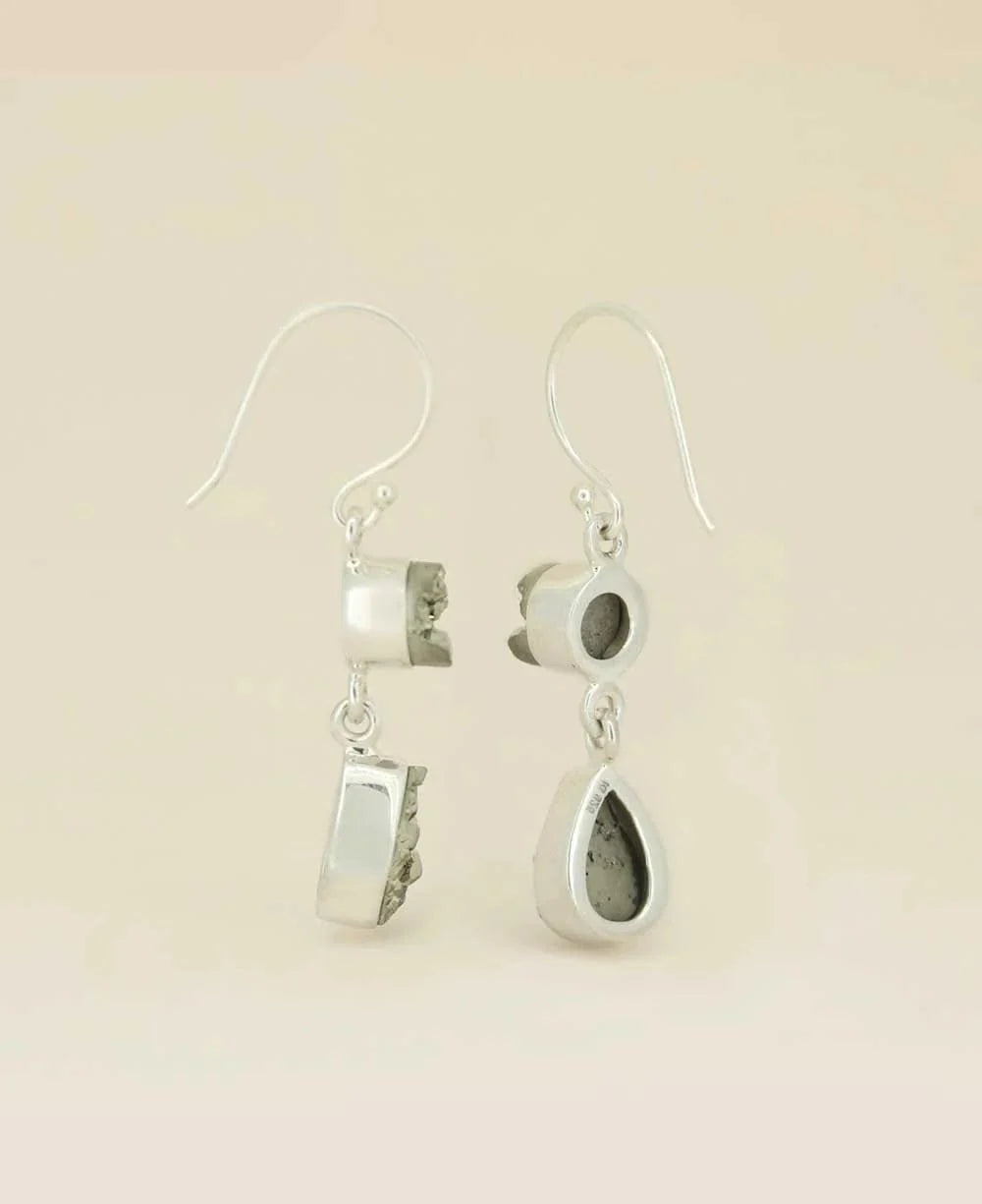 Natural Gemstone Drop Dangle Earrings