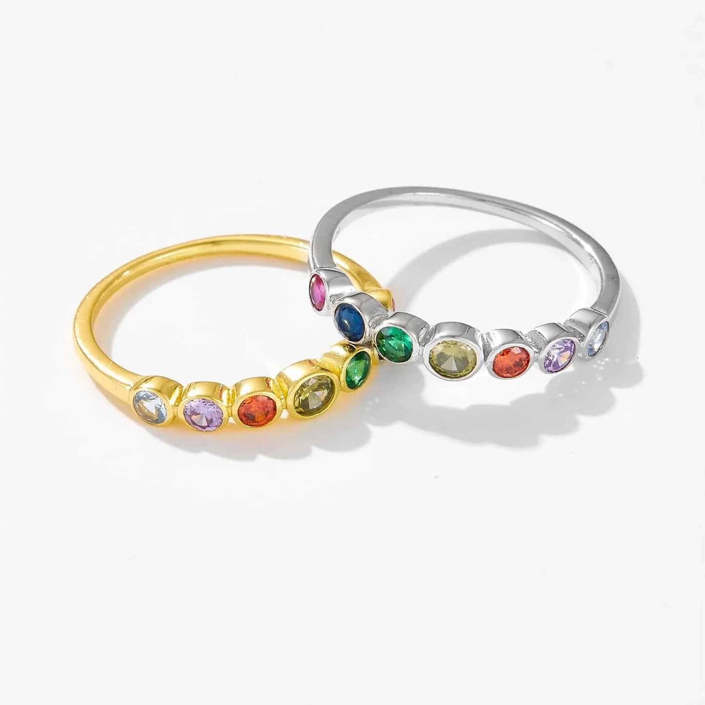 Seven Chakra Stone Ring