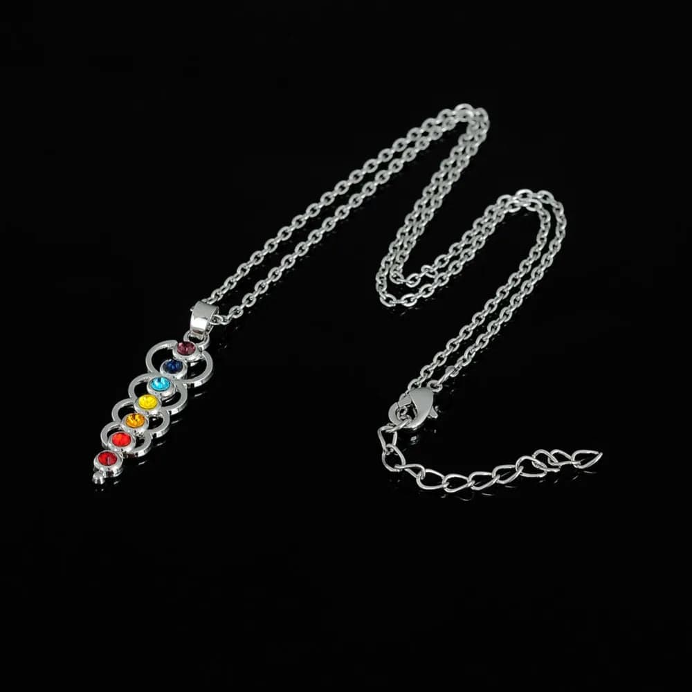 Silver Chakra Necklace