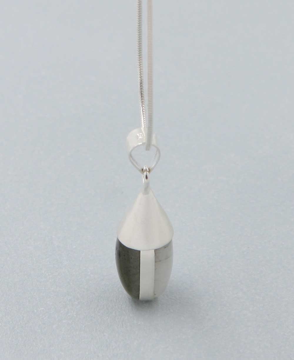 Teardrop Gemstone Pendant