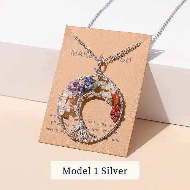 Tree of Life Necklace Chakra
