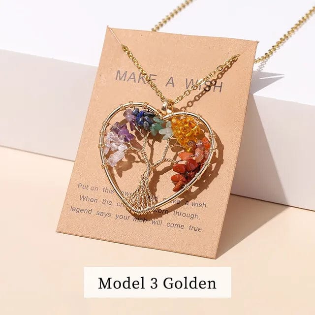 Tree of Life Necklace Chakra