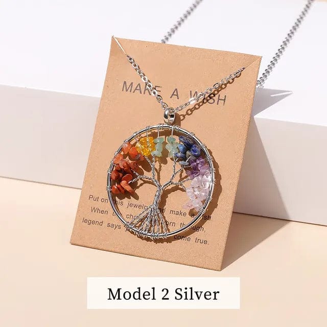 Tree of Life Necklace Chakra
