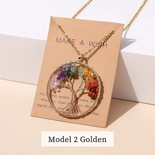 Tree of Life Necklace Chakra