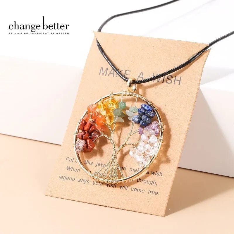 Tree of Life Necklace Chakra