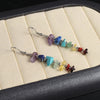 7 Chakra Natural Crystal Stone Earring