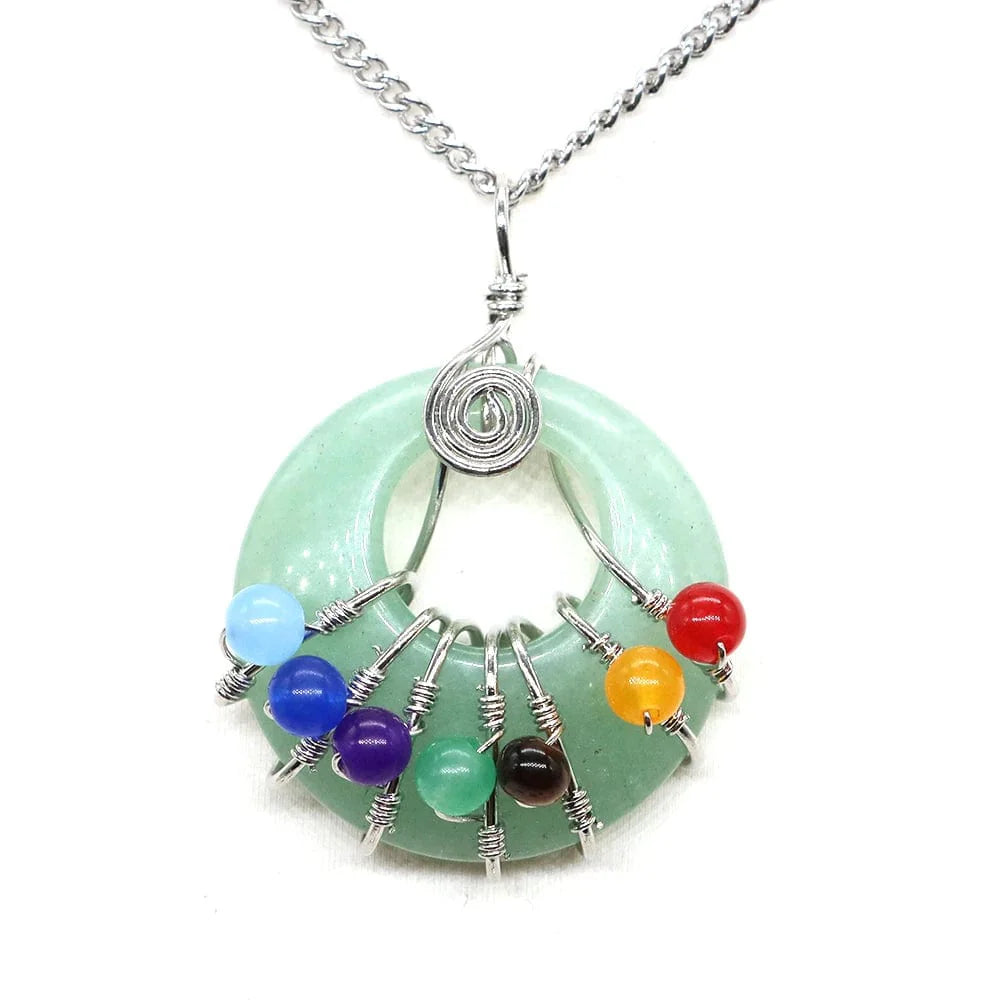 7 Chakra Stone Necklace