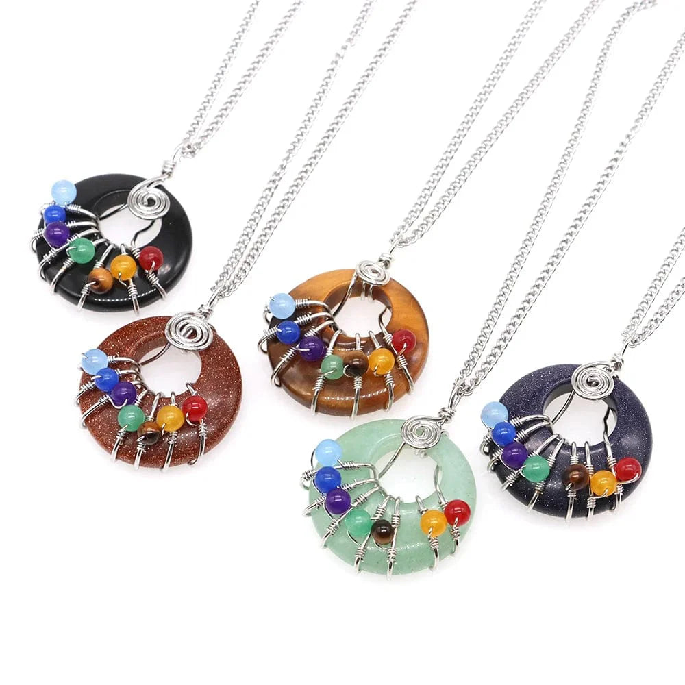 7 Chakra Stone Necklace