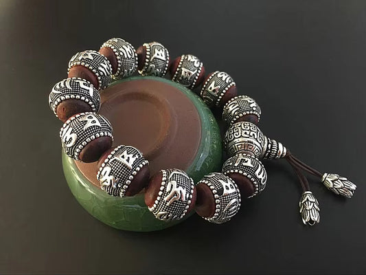 Mens Tibetan Buddha Bracelet