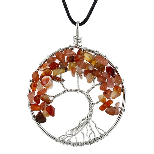 Agate Gemstone Necklace