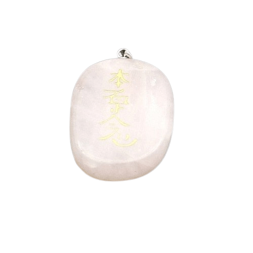 Antique Chinese Buddha Oval Pendant