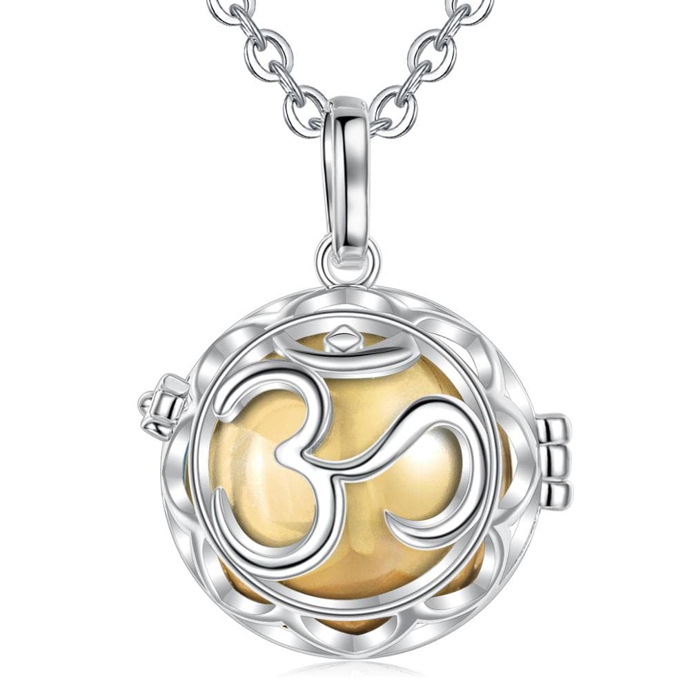 Aum Buddha Pendant Necklace