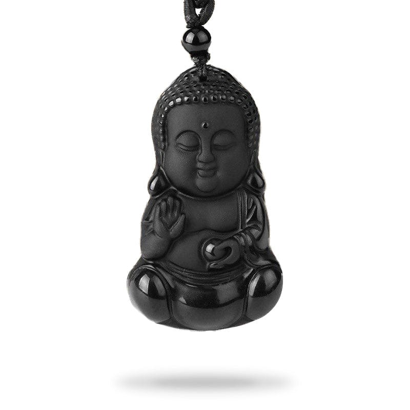 Black Buddha Pendant