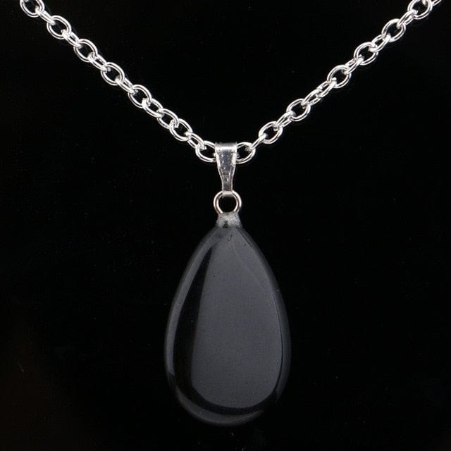 Black Gemstone Necklace